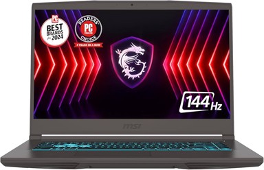 MSI Laptop Thin A15 / AMD Ryzen 5-7535HS, 15.6", 1920 x 1080, 16GB RAM, 512 GB SSD, RTX 4060, 144 Hz, Free DOS